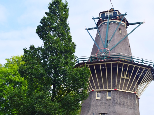windmills, amsterdam