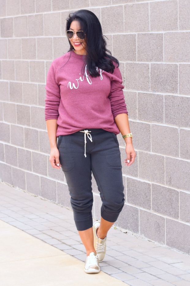 wifey tee-athleisure trends-ily couture-roselyn weaver
